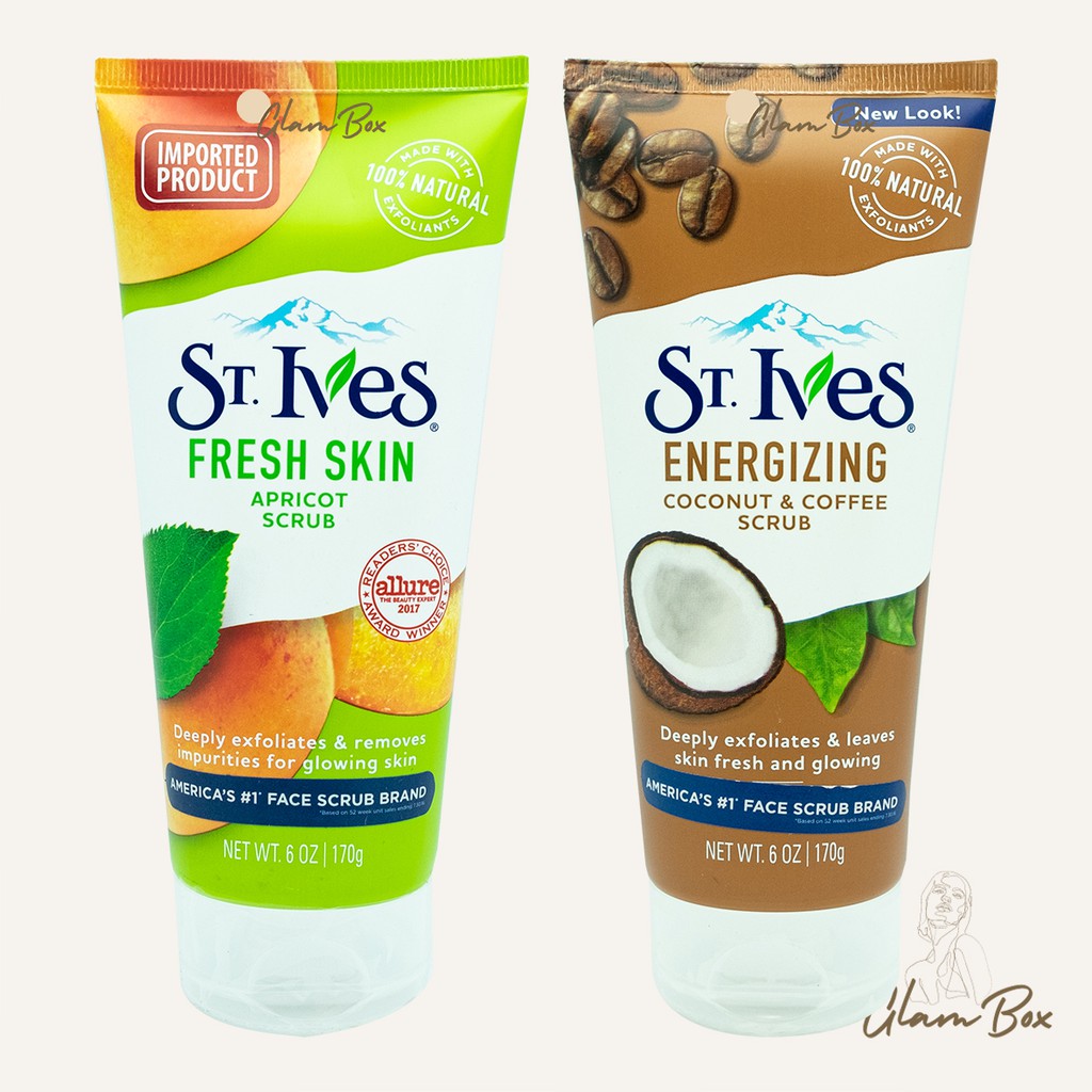 St. Ives Blemish Control | Green Tea | Pink Lemon | Coconut Coffee 170g