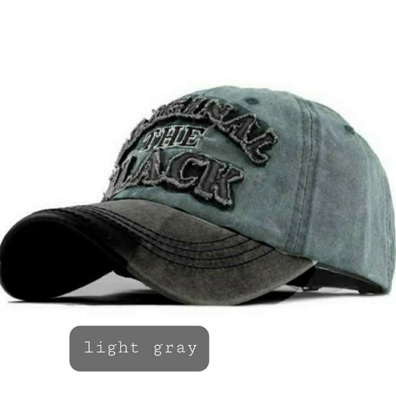 topi baseball snapback cap original the black