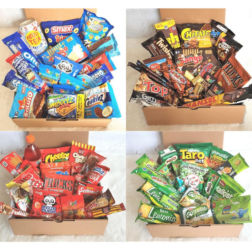 

Snack Box / Gift Box / Hadiah Anniversary / Kado Ulang Tahun / Hadiah Wisuda / Hampers Snack - LARGE