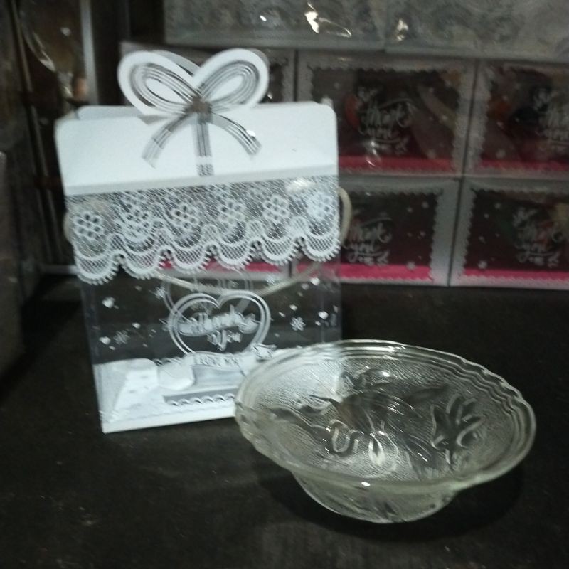 souvenir pernikahan mangkok sambal kemas mika