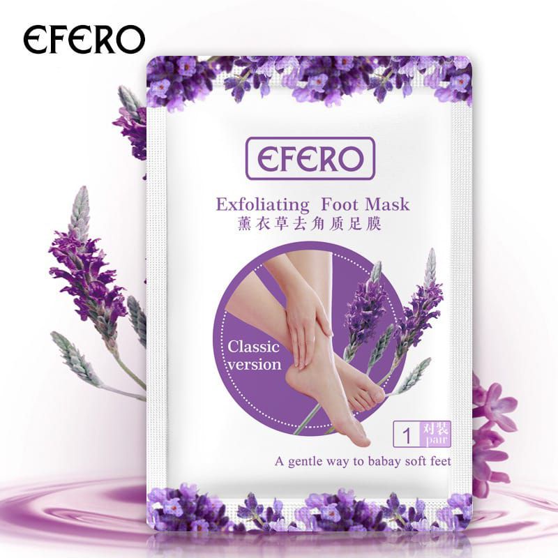 EFERO FOOT MASK LAVENDER (Masker Kaki 1Pasang)