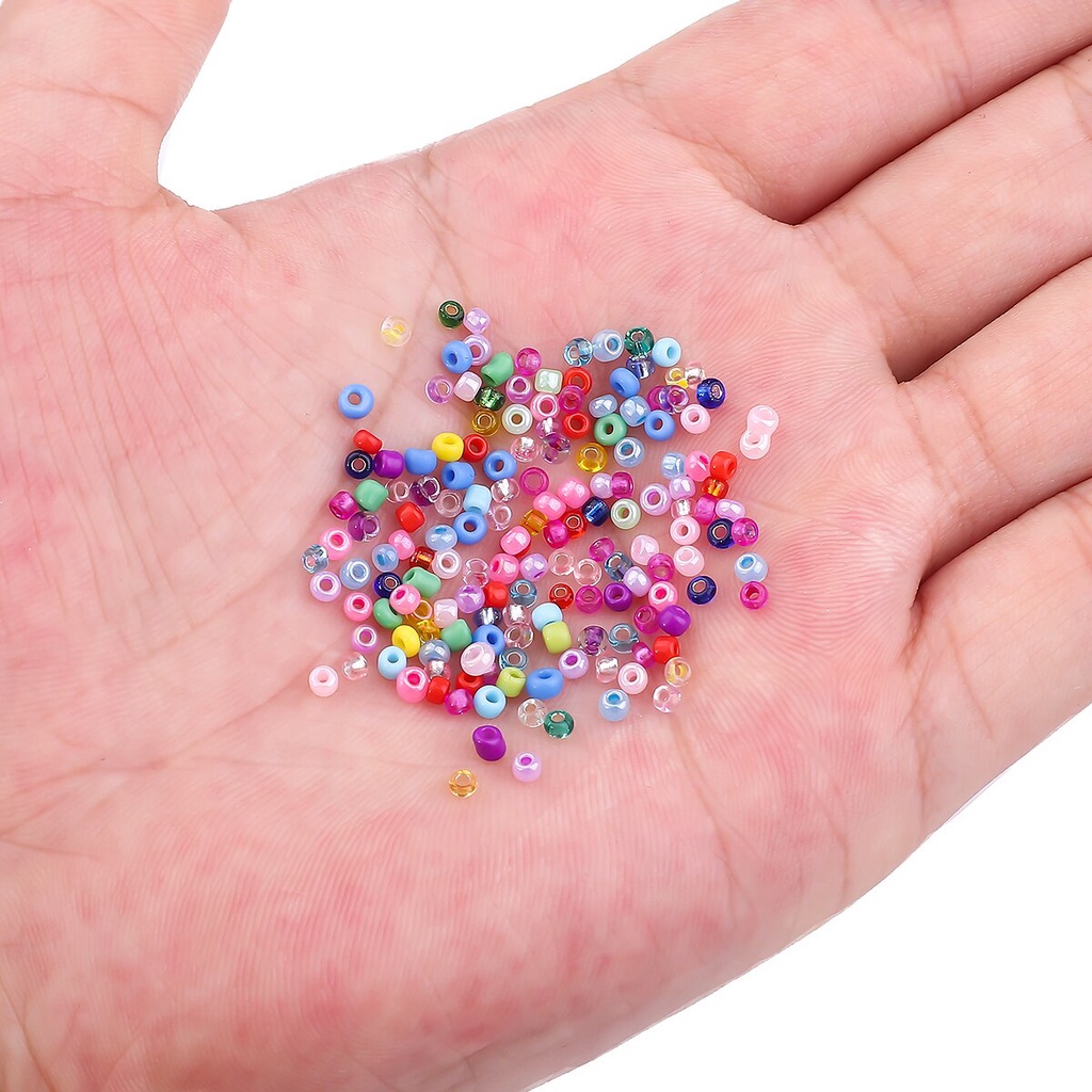 3mm 1900Pcs/Box Crystal Czech Glass Loose Beads Making For Jewelry charm Seed Rondelle Spacer Beads Needlework DIY Necklace