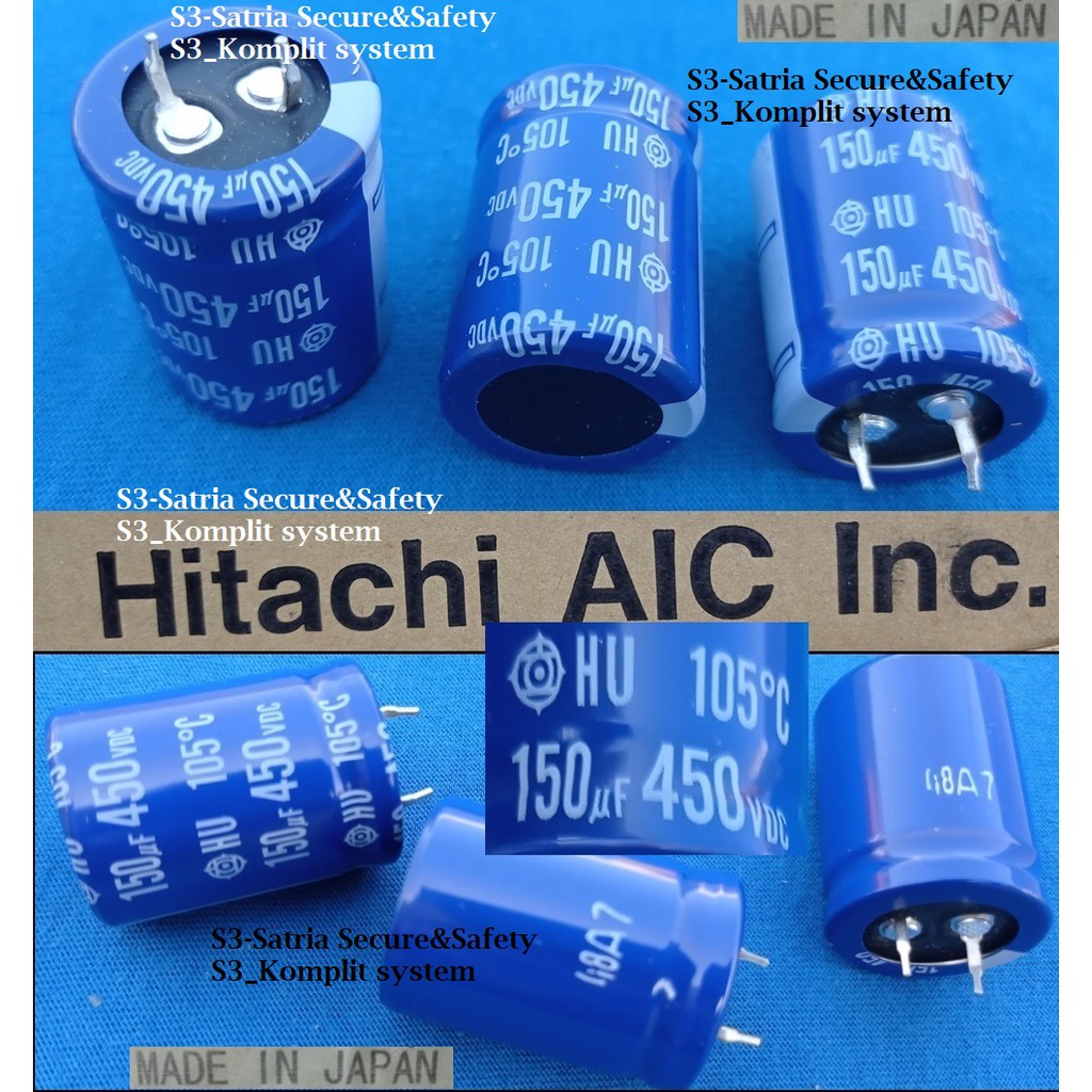 Elko 150uf 450V 450VDC Elco 150 uf 450 V Paku