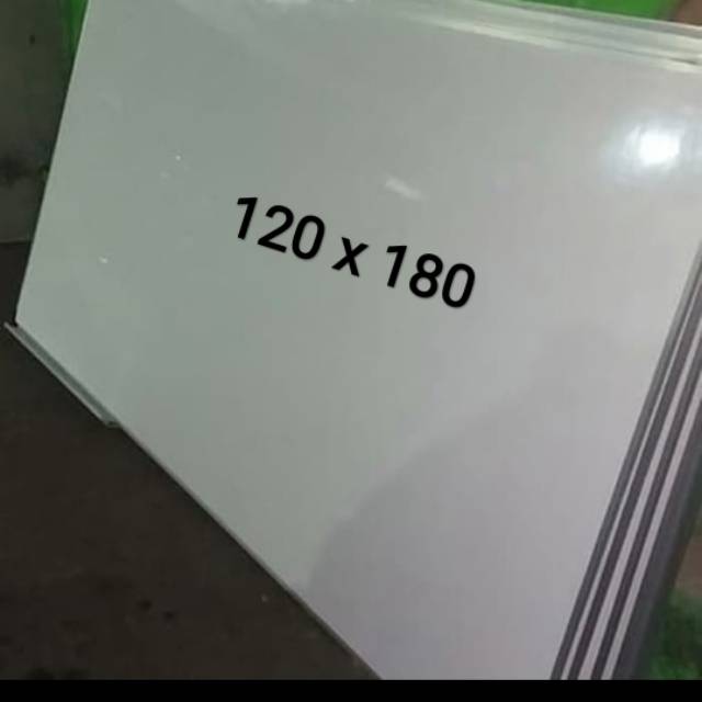 Whiteboard 120 x 180 cm papan tulis 180 x 120 cm