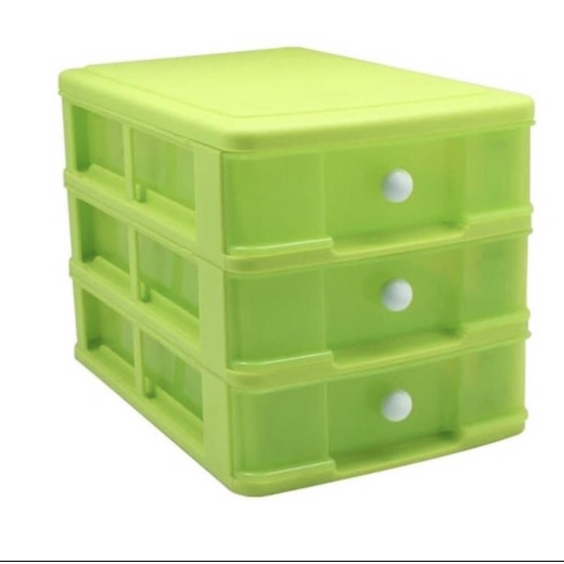 KOTAK LACI CABINET KABINET ATK PERKAKAS SERBAGUNA 3 SUSUN CLARIS