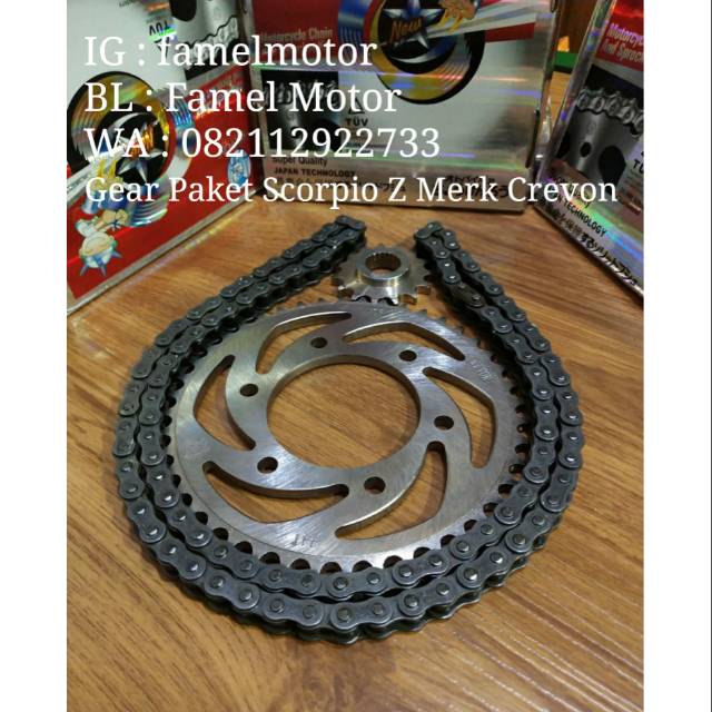 GEAR PAKET SCORPIO Z GEAR SET SCORPIO Z