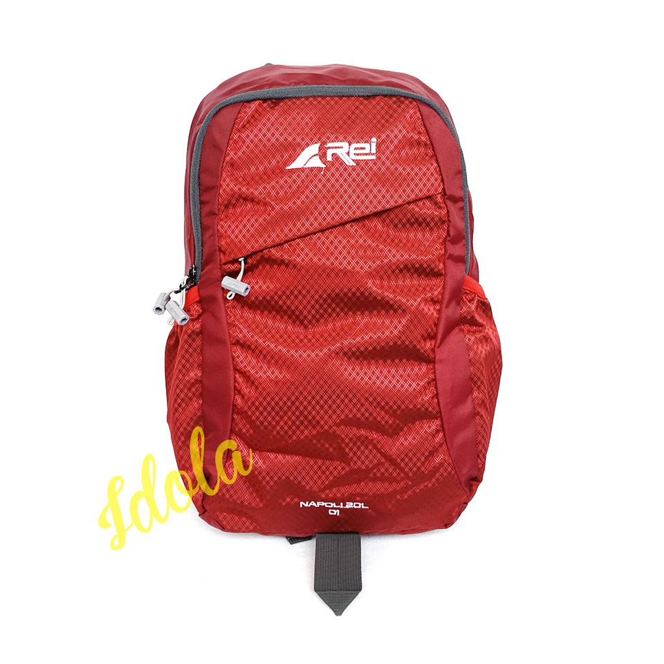 Idolabags - Tas Ransel REI Napoli 20L 01 Tahan Lama Backpack Casual Cowok/ Tas Pria Original