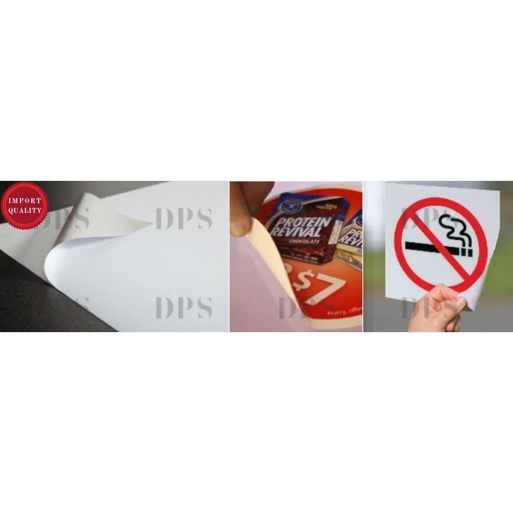 

Kertas Stiker Static ROLL 107cm x 200m White (merekat tanpa lem)