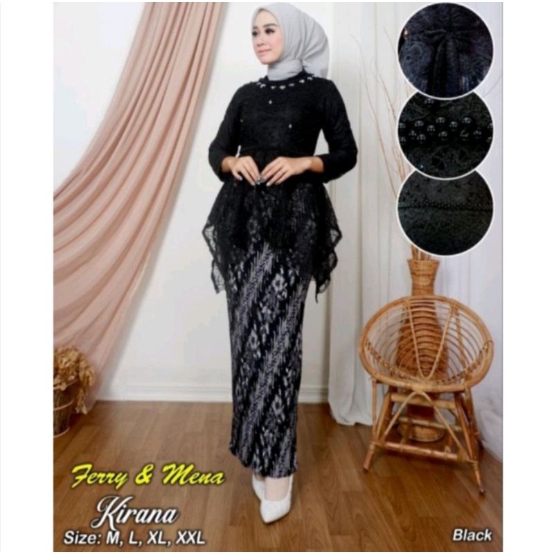 Setelan Kebaya Brokat Kaka / Kebaya Pesta / Kebaya Wisuda / Kebaya Modern / Kebaya Cantik / Kebaya K