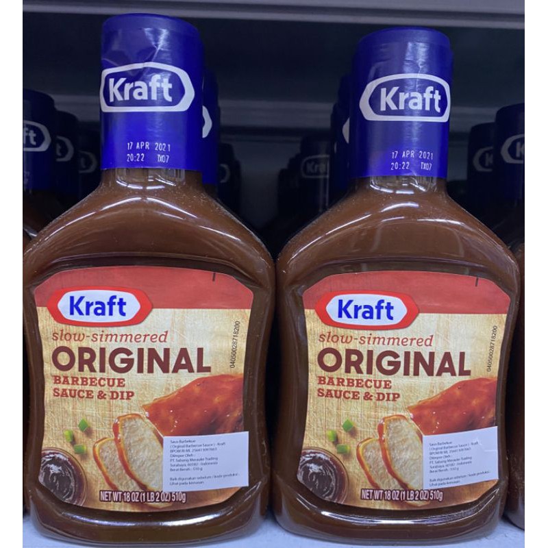 

KRAFT ORIGINAL BBQ SAUCE 510GR