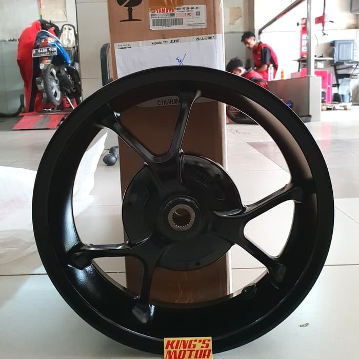 VELG, RACING, BELAKANG AEROX, LEXI HITAM ASLI YAMAHA