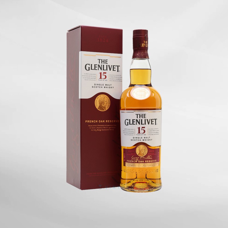 Glenlivet 15 Years Old Single Malt Scotch Whisky 700 Ml( Original &amp; Resmi By Vinyard )