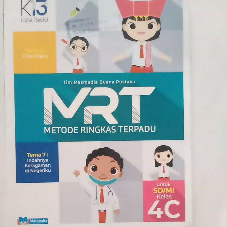 Terbaru.. Buku MRT SD/MI kelas 4A-4D K13 Edisi Revisi