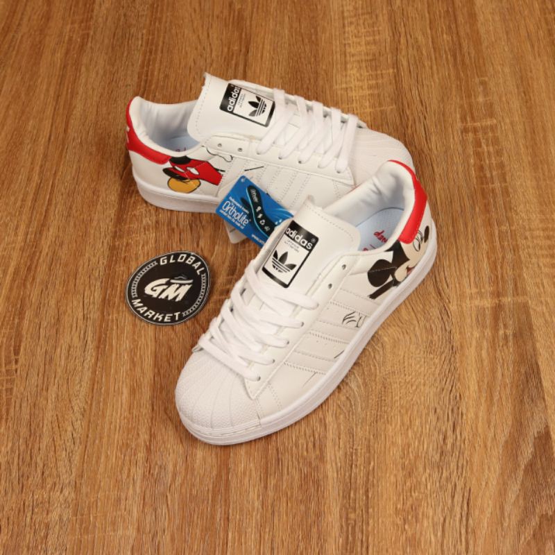 ADIDAS SUPERSTAR X DISNEY MICKEY MOUSE WHITE PERFECT KICK MADEIN VIETNAM BNIB