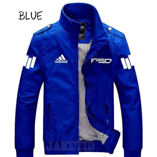 JAKET PRIA ADIDAS F50 CASUAL TERBARU WARNA BIRU