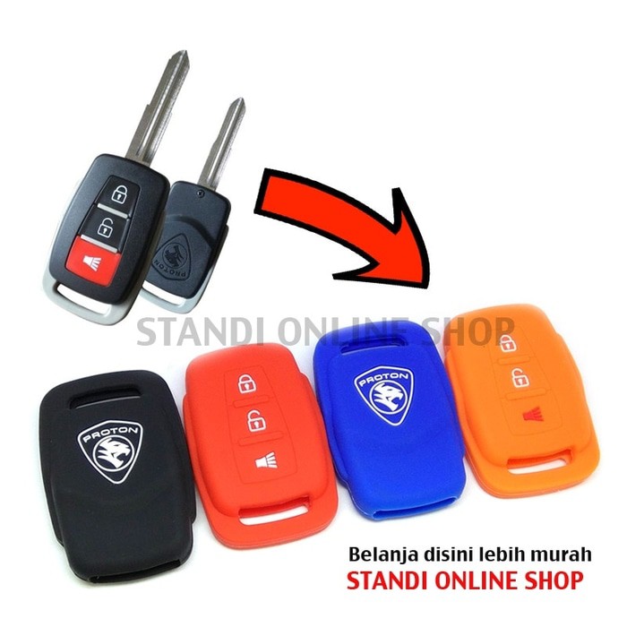 Kondom Kunci Silikon Kunci Sarung Kunci Remote Cover Proton Exora