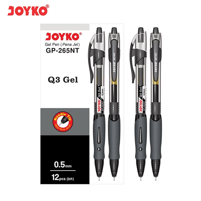 

Pulpen Q3 Gel Joyko [GP-265NT/12 pcs] / Ballpoint Pena Pen [0.5 mm/1 Pack]