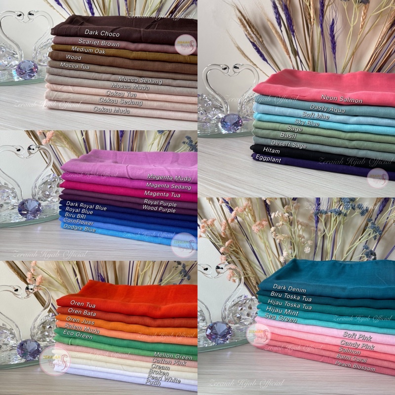 Segiempat Paris Polos Red Rose IMPORT Murah