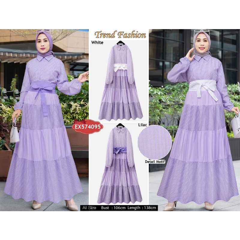 Gamis shelena Lilac by extu