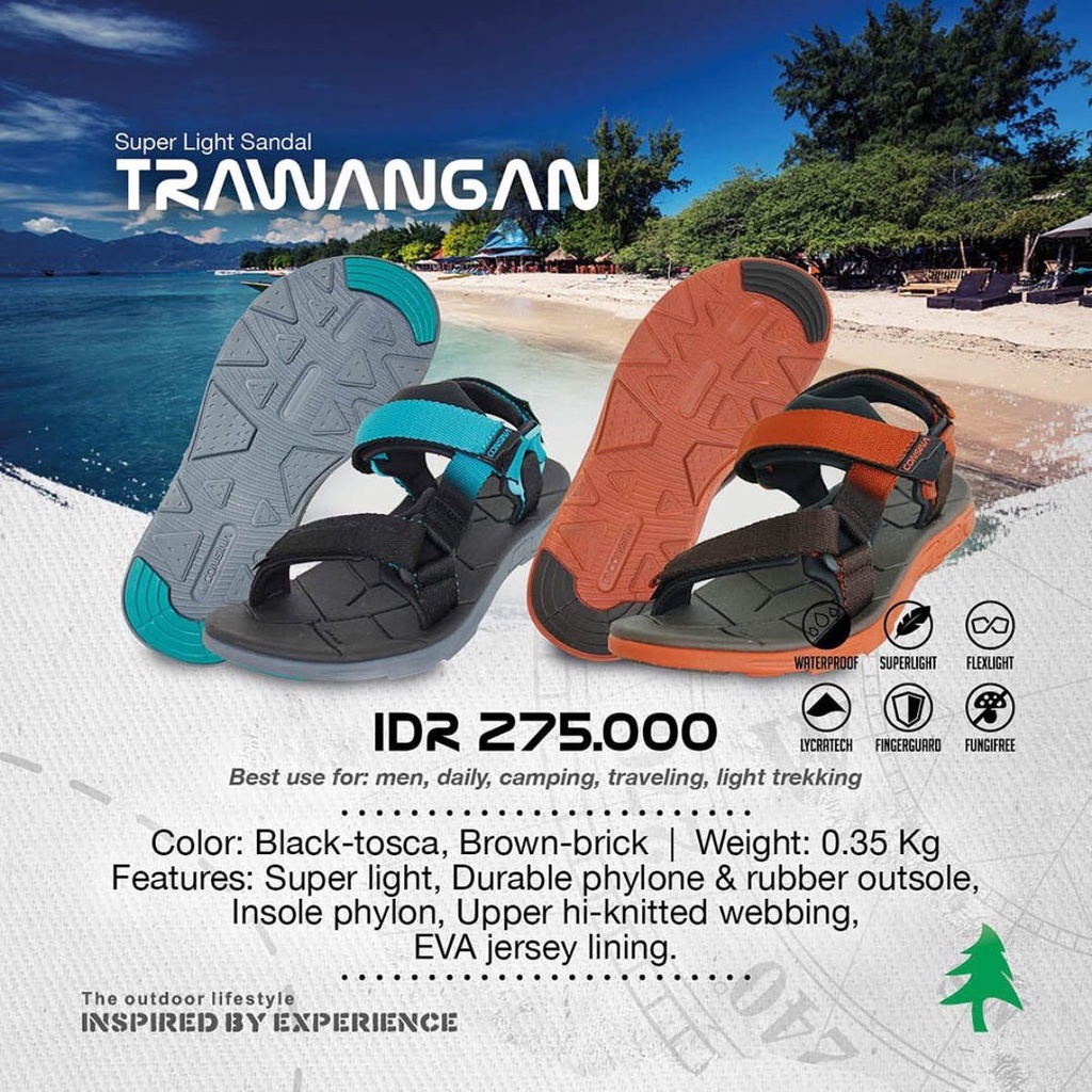 SANDAL CONSINA TRAWANGAN - Sandal Gunung PRIA dan WANITA