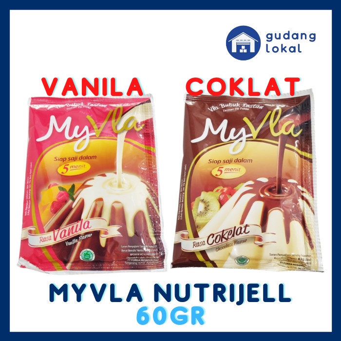 

My Vla Nutrijel 60Gr - Varian Rasa Vanila Vaneli - Coklat Cokelat