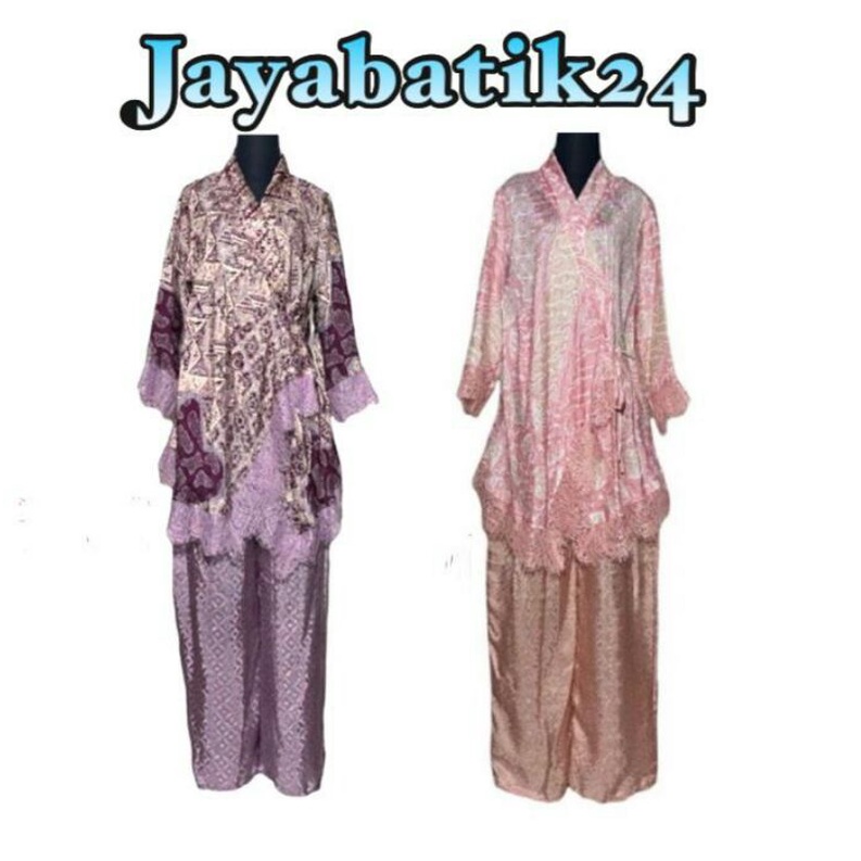Set Kimono batik viscose dengan celana