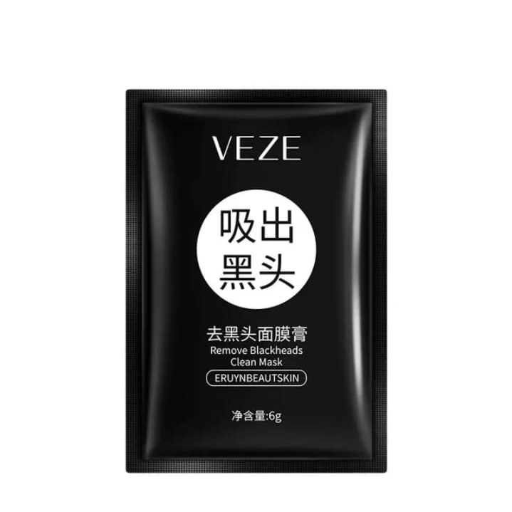 Veze Blackhead Removal Clean Activated Charcoal Mask Masker Hitam Komedo