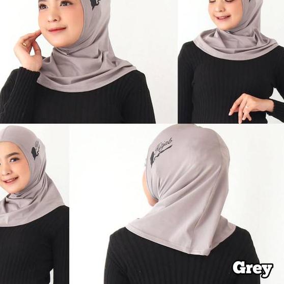 Hijab Sport Olahraga Gym Lari Renang Kerudung Instant ✓