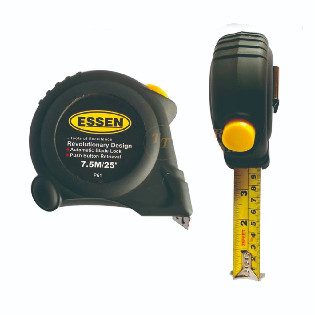 Meteran Essen Autostop Magnet 3M 5M 7.5M Anti Pecah
