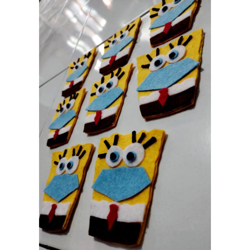 Dompet / Angpao Karakter Spongebob (Kain Flanel)