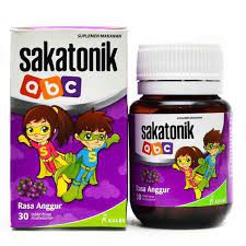 SAKATONIK ABC RASA ANGGUR BOTOL 30 TABLET