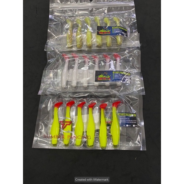 Soft Lure 6cm umpan karet/Replika zman/