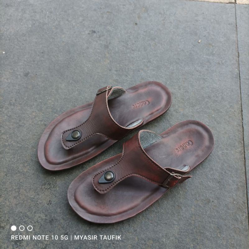 Sendal pria asli kulit sapi termurah