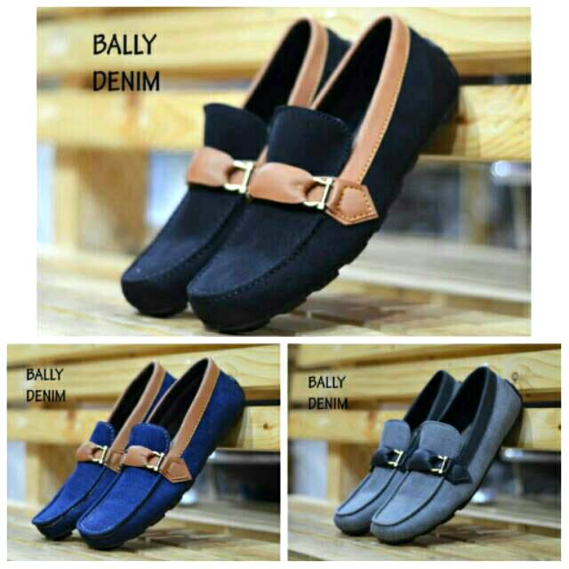 sepatu mocasin pria BALLY original handmade sepatu santai sepatu kerja sepatu slop sepatu murah