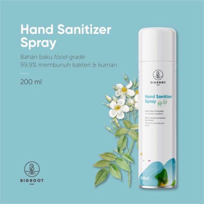 (READY &amp; ORI) Bigroot Hand Sanitizer Spray food grade BPOM 100ml/200ml