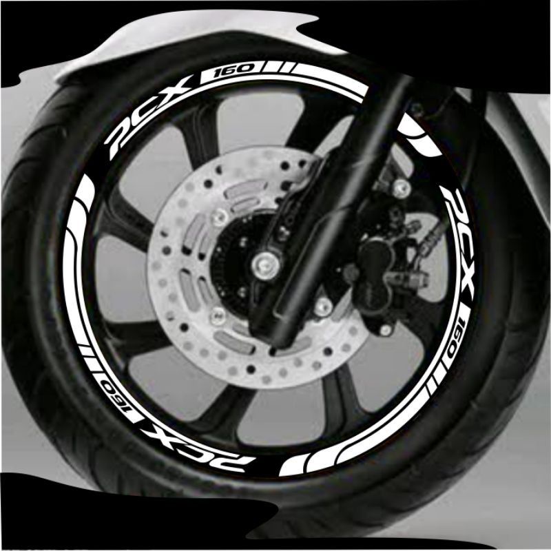 stiker pelek pcx 160 stiker velg pcx 160 2021