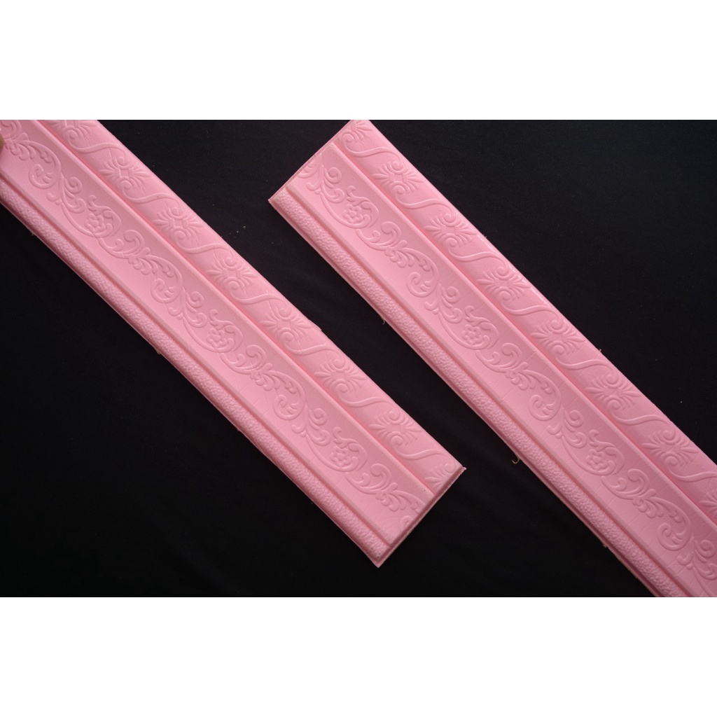 [COD] List Wallpaper Dinding Stiker Border Wallfoam 3D Sticker Dekorasi Kamar Rumah Murah-T8-B02