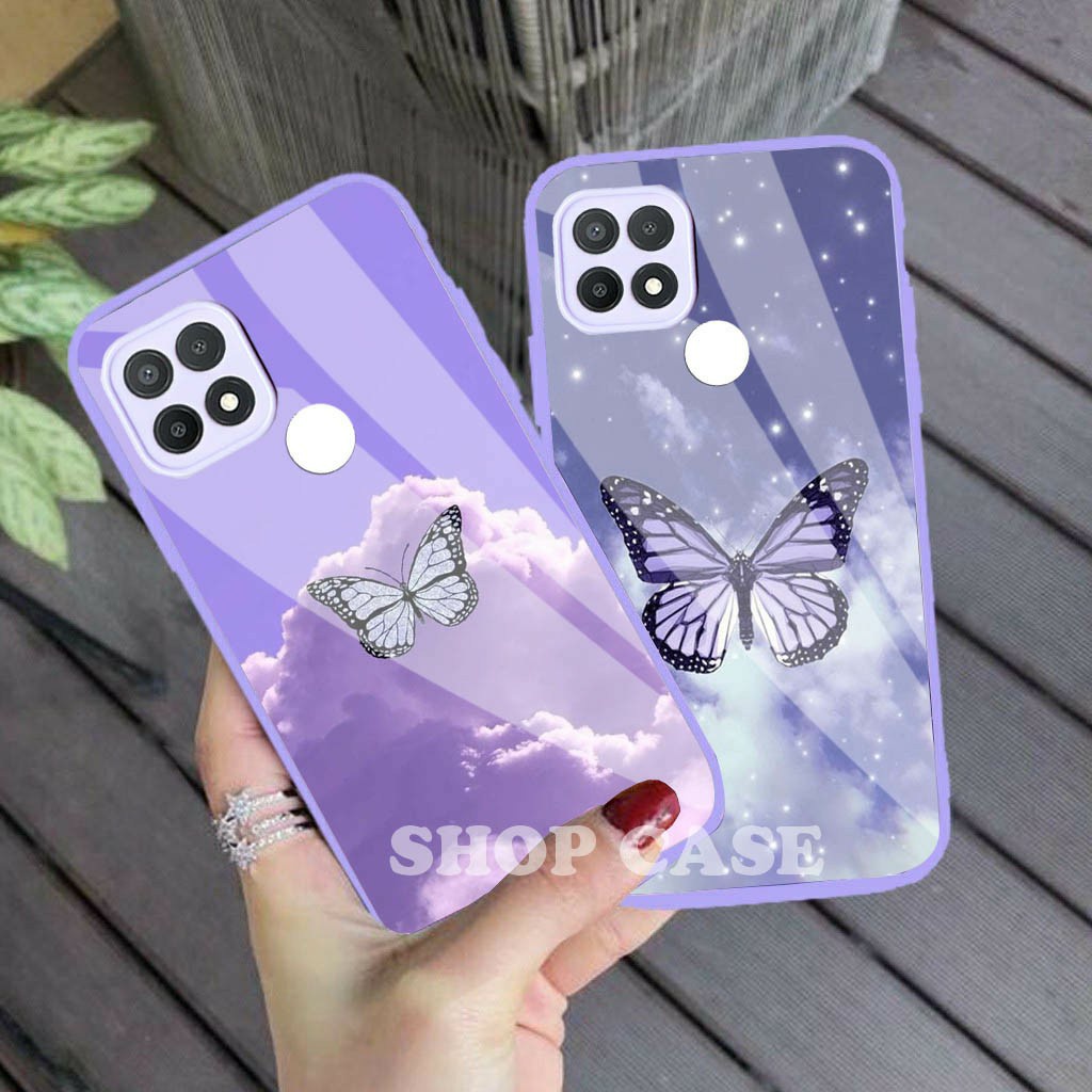 Softcase Kaca Ungu/Lilack (SW) Oppo A16 Oppo A54 Oppo A15 Oppo A5s Reno 5 Reno 5F Reno 6 (4G) | soft