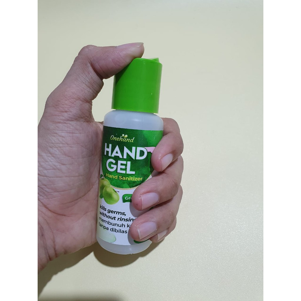 [HARGA NORMAL] Handsanitizer Gel 60ml &amp; 100ml - Terdaftar BPOM 70% Alcohol Halal One Hand