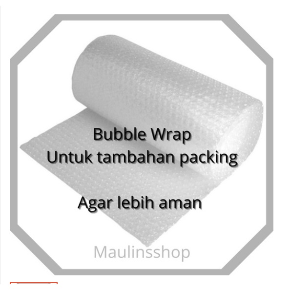 

BUBBLE WRAP UNTUK TAMBAHAN PACKING XTRA AMAN