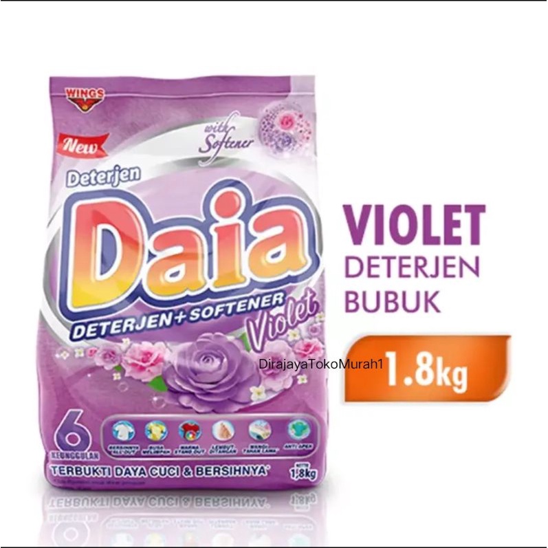 DETERGEN BUBUK DAIA 1,8KG