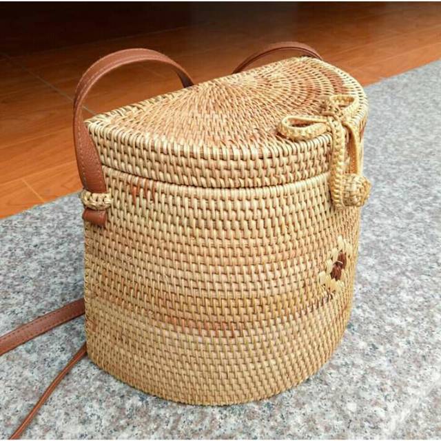  Tas  rotan  ransel Shopee Indonesia