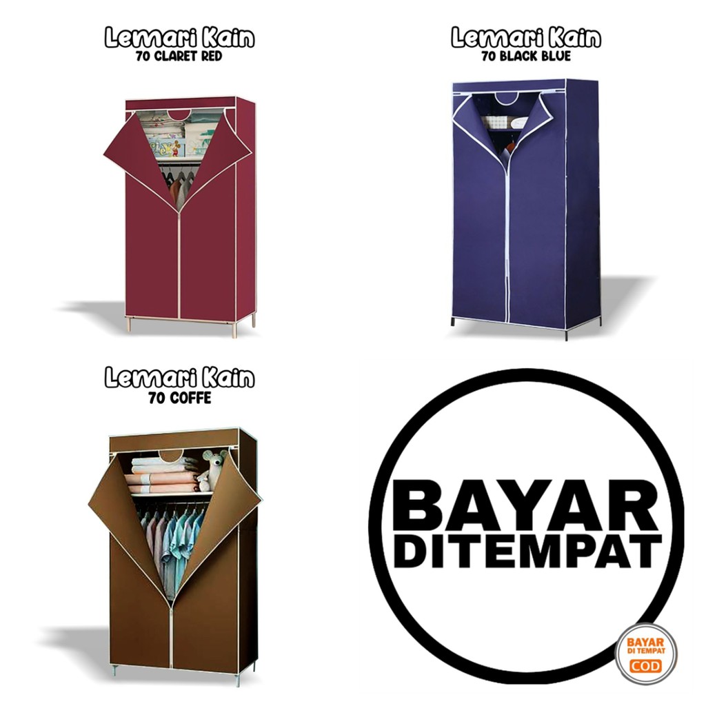 Lemari Kain Serbaguna Mudah Di Rakit / tempat penyimpanan baju Kreasirumah88