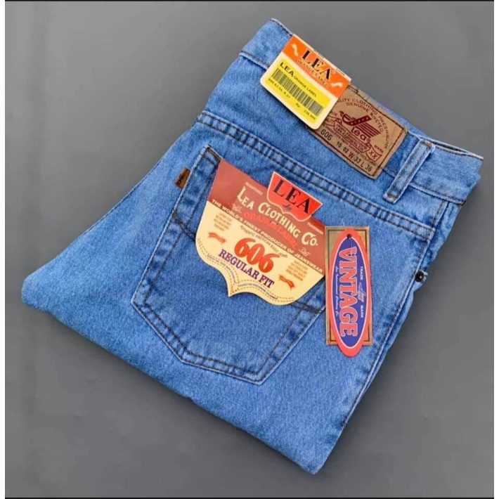 CELANA JEANS PRIA LEA STANDAR REGULER PREMIUM 28 sampai 38 bisa COD