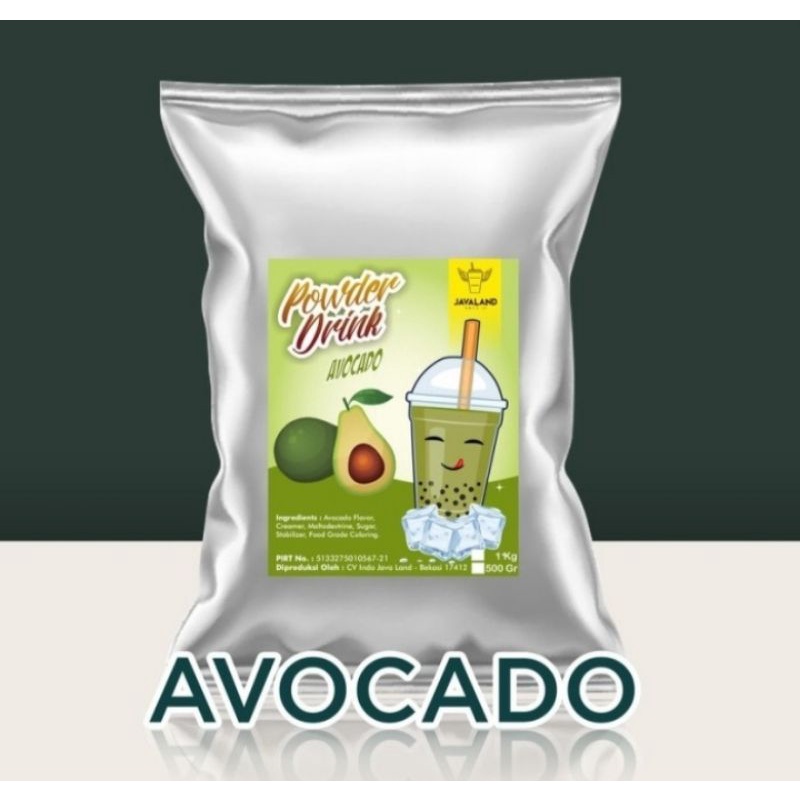 bubuk minuman avocado 1 kg powder drink minuman kekinian