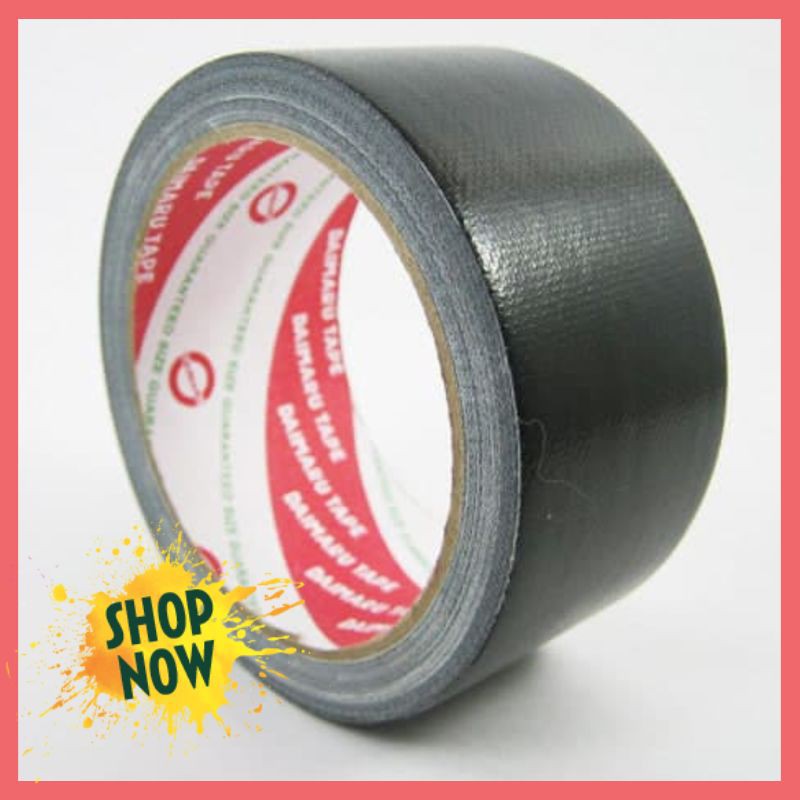 

DISKON LAKBAN KAIN HITAM CLOTH TAPE DAIMARU 15" 36 MM X 12M MURAH