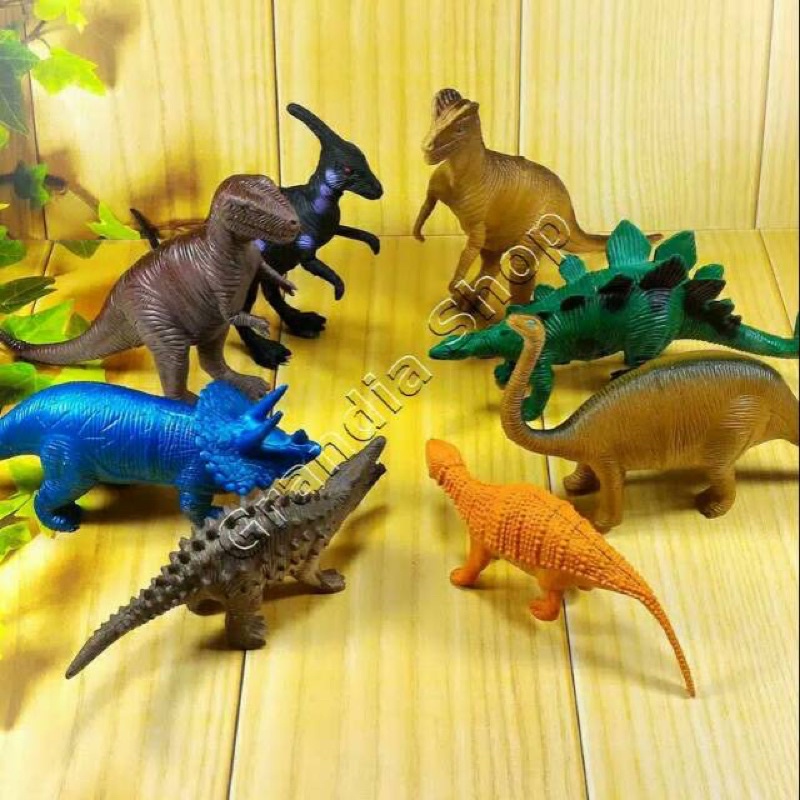 (BESAR) MAINAN DINOSAURUS KARET BESAR