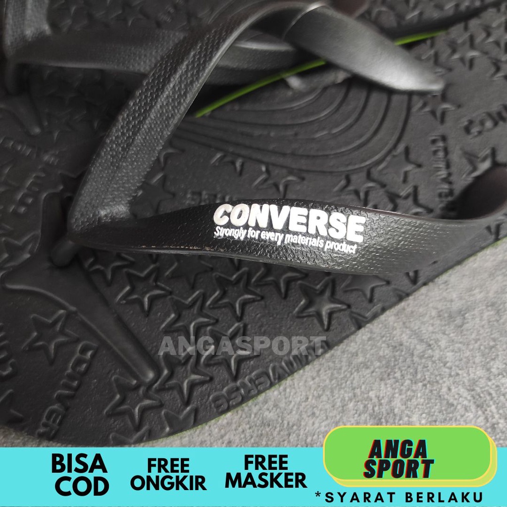 SANDAL JEPIT PRIA CONVERSE HITAM PREMIUM / SANDAL JEPIT SURFING / SENDAL JEPIT DISTRO COWOK / SANDAL JEPIT KASUAL TERMURAH