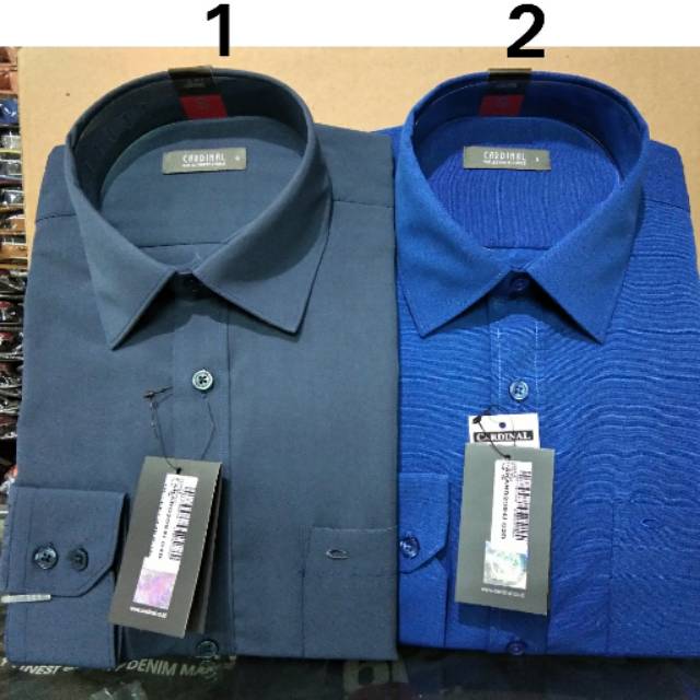 Kemeja Cardinal Formal Original Polos Size S M L Xl Shopee Indonesia