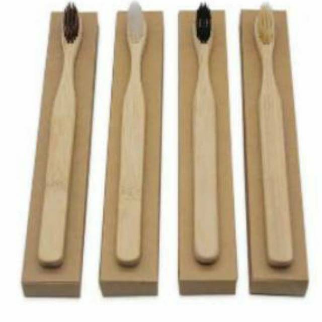 Sikat Gigi Bambu Ramah Lingkungan / Bamboo Toothbrush Go Green